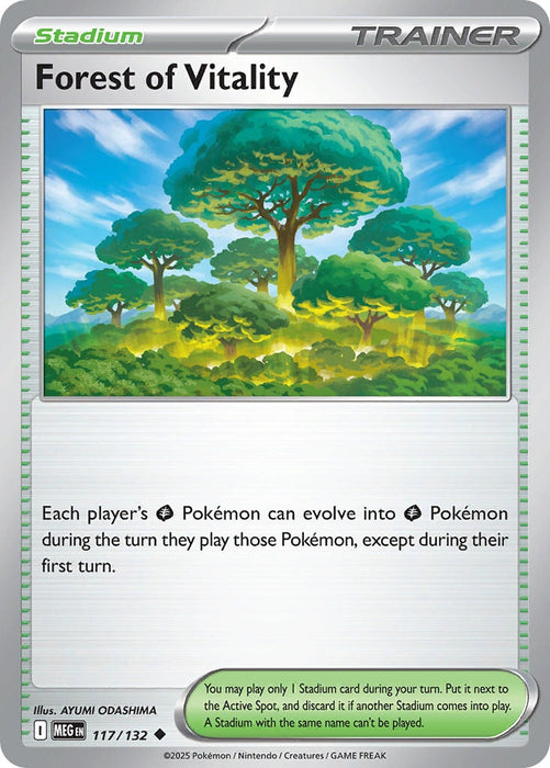 Forest of Vitality (117/132) [Mega Evolutions: Base Set] 