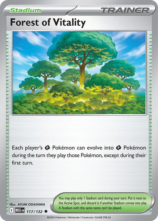 Forest of Vitality (117/132) [Mega Evolutions: Base Set] 