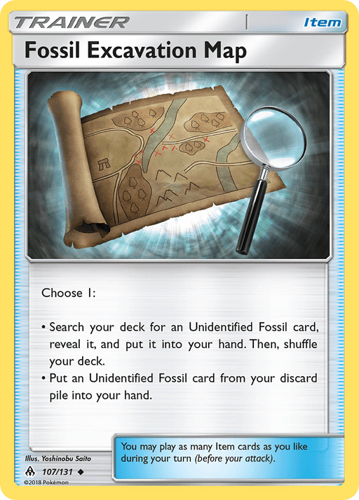 Fossil Excavation Map [SM - Forbidden Light] 