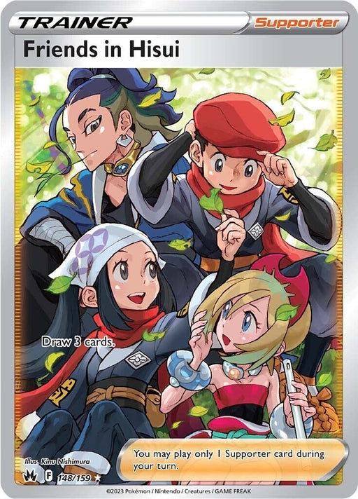 Friends in Hisui (148/159) (Full Art) [Crown Zenith] 