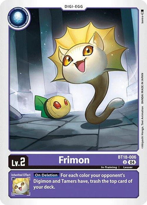 Frimon (#BT18-006 U) (Release Special Booster 2.0) Near Mint 