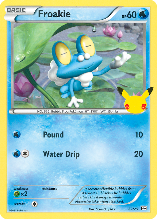 Froakie (22/25) [McDonald's 25th Anniversary] 