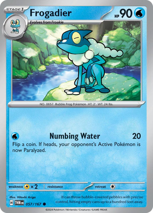 Frogadier (057/167) [Scarlet & Violet: Twilight Masquerade] 