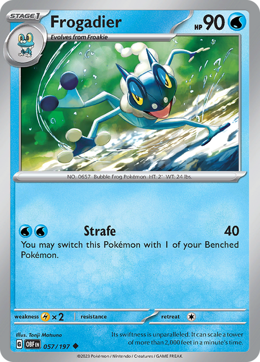 Frogadier (057/197) [Scarlet & Violet: Obsidian Flames] 