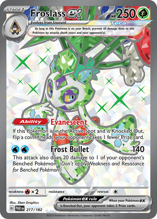 Froslass ex (217/182) [Scarlet & Violet: Paradox Rift] 
