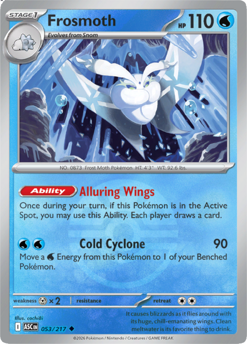 Frosmoth (Friend Ball) (053/217) [Mega Evolution: Ascended Heroes]