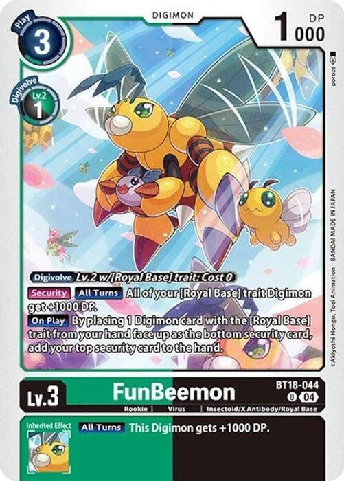 FunBeemon - BT18-044 (#BT18-044 U) (Release Special Booster 2.0) Near Mint 