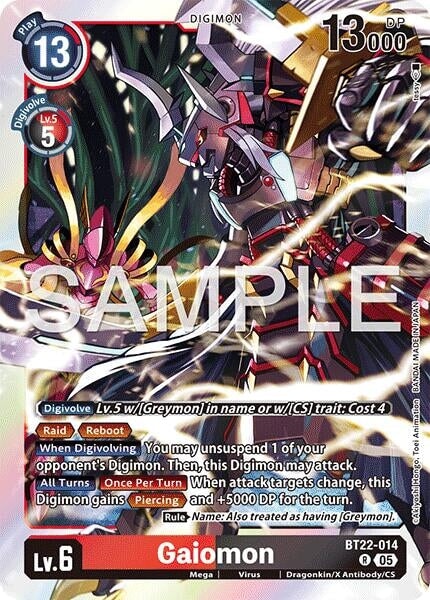 Gaiomon (BT22-014 R) 