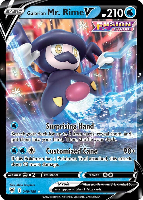 Galarian Mr. Rime V (049/189) [Sword & Shield: Astral Radiance] 