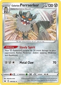 Galarian Perrserker (SWSH Base Set) [Theme Deck Exclusives] 