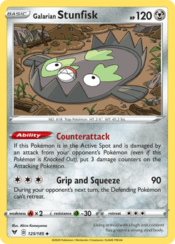 Galarian Stunfisk [SWSH04: Vivid Voltage] 