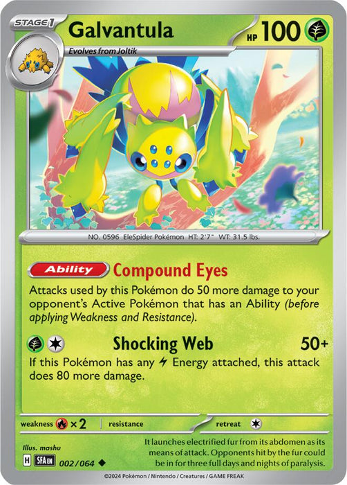 Galvantula (002/064) [Scarlet & Violet: Shrouded Fable] 