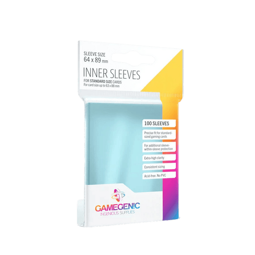 Gamegenic Inner Sleeves - Standard Size (100) 
