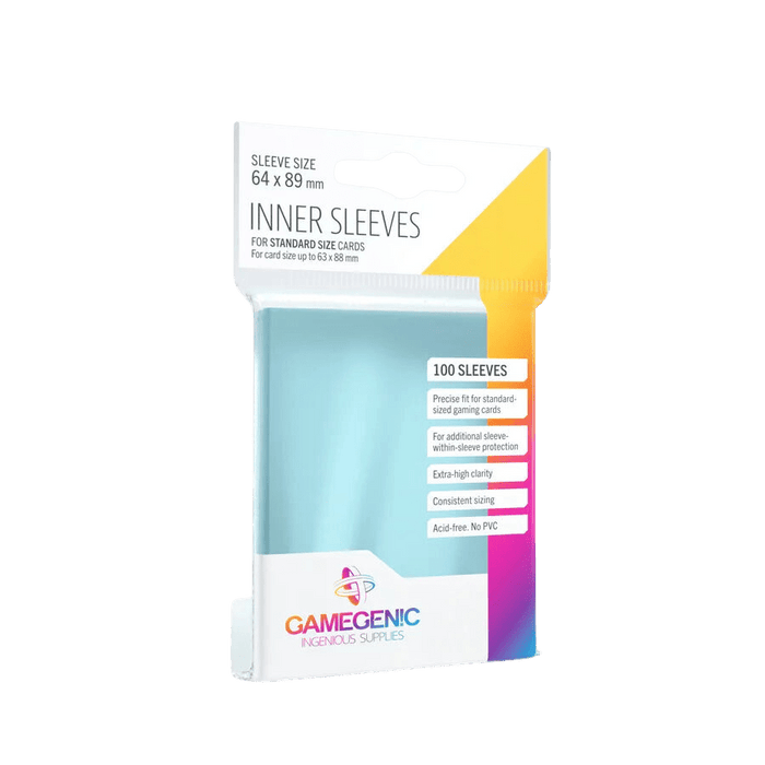 Gamegenic Inner Sleeves - Standard Size (100) 