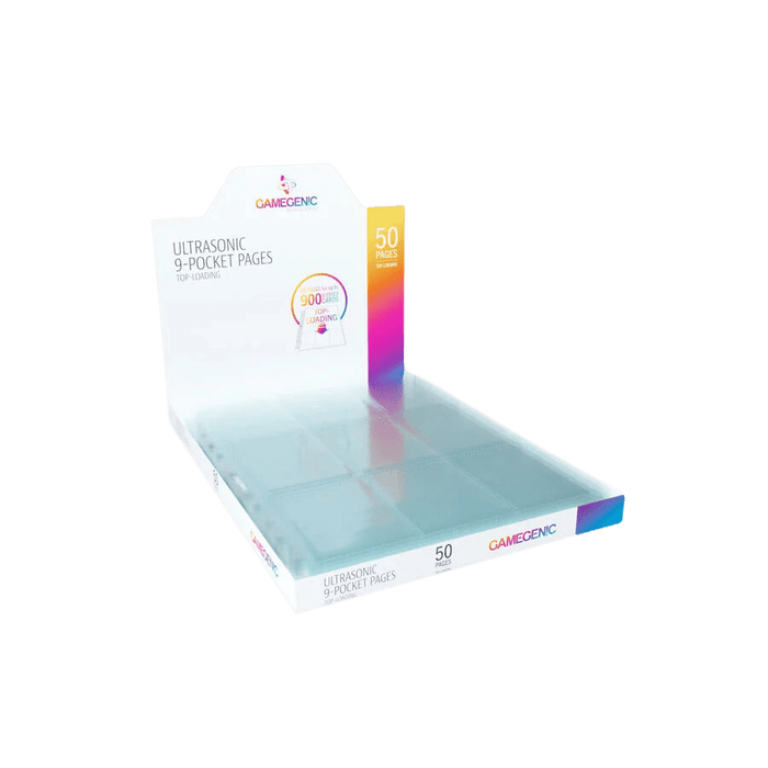 Gamegenic Ultrasonic 9-Pocket Pages Top-Loading (50) 