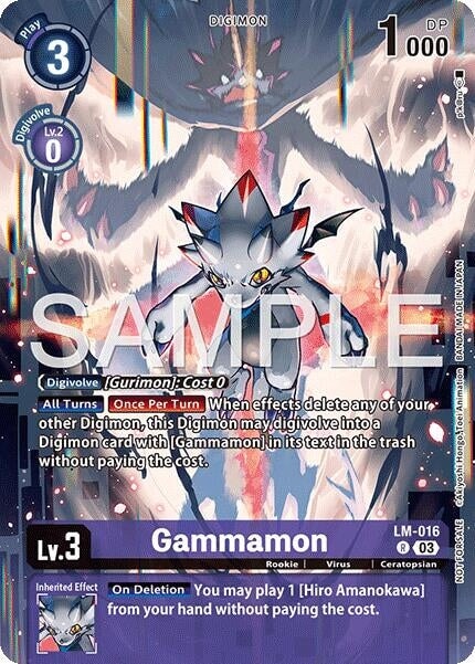 Gammamon (Sinister Order Legend Pack) (LM-016 R) 