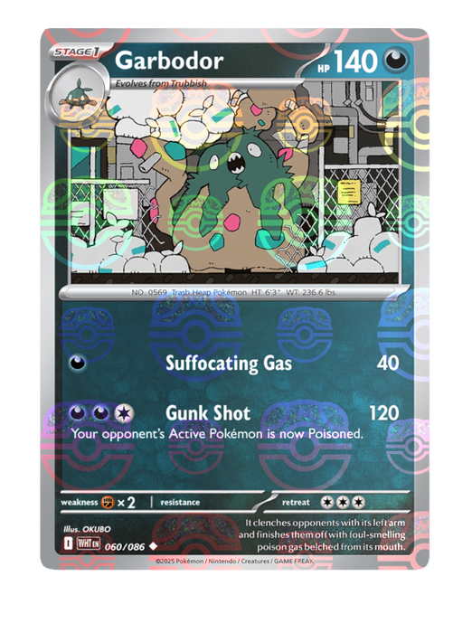 Garbodor (060/086) (Master Ball Pattern) [Scarlet & Violet: White Flare] 