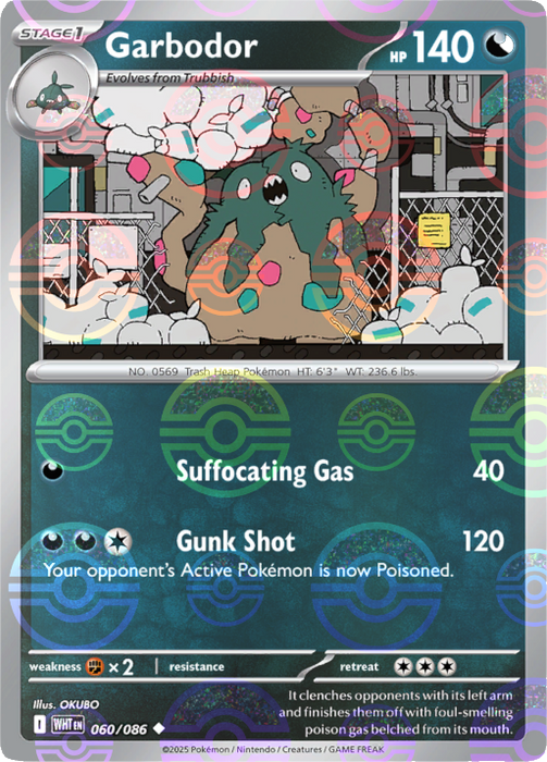 Garbodor (060/086) (Poke Ball Pattern) [Scarlet & Violet: White Flare] 