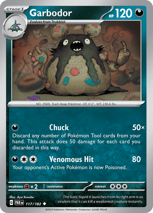 Garbodor (117/182) [Scarlet & Violet: Paradox Rift] 