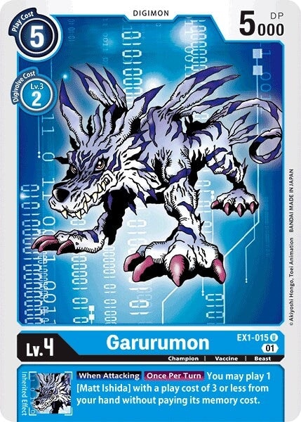 Garurumon (EX1-015 U) 