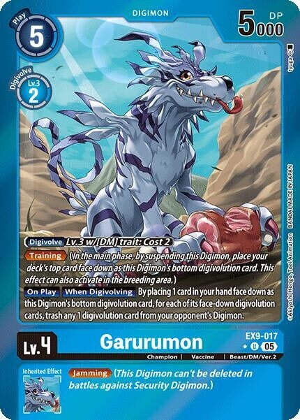 Garurumon (Limited Foil) (EX9-017) 
