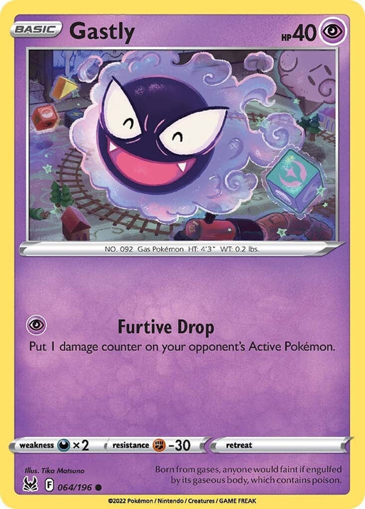 Gastly (064/196) [Sword & Shield: Lost Origin] 