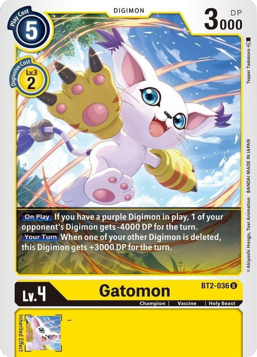 Gatomon - BT2-036 (#BT2-036 U) (Release Special Booster 1.5) Near Mint 