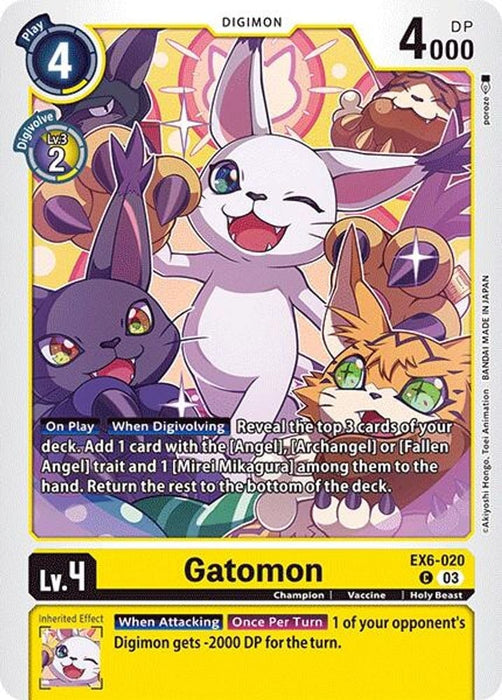 Gatomon (#EX6-020 C) (Infernal Ascension) Near Mint 