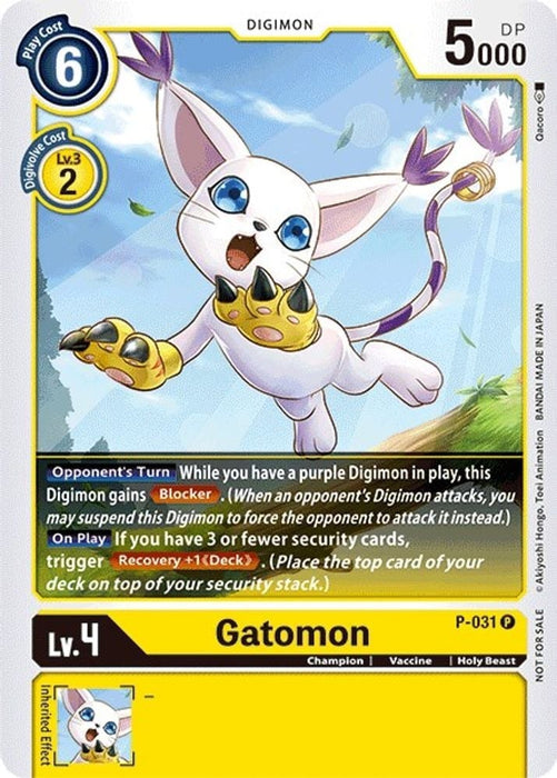 Gatomon - P-031 (#P-031 P) (Digimon Promotion Cards) 