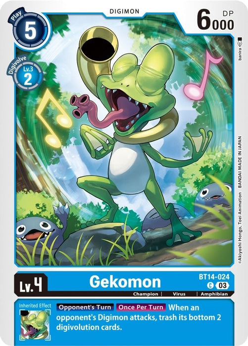 Gekomon (#BT14-024 C) (Blast Ace) Near Mint 