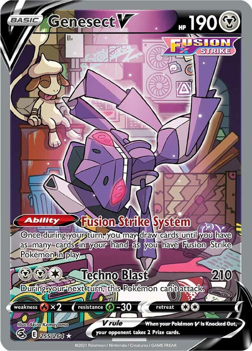 Genesect V (255/264) [Sword & Shield: Fusion Strike] 