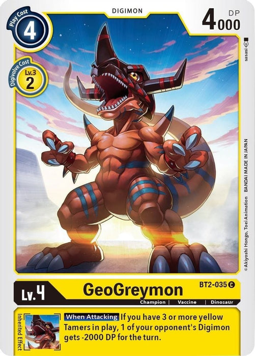 GeoGreymon (#BT2-035 C) (Release Special Booster 1.5) Near Mint 