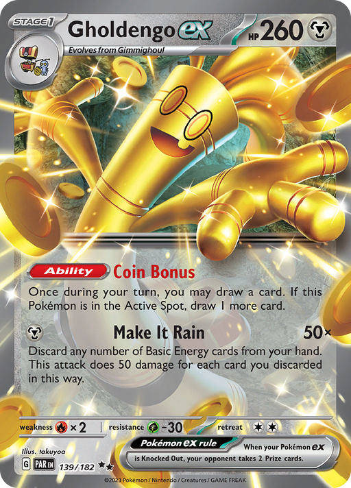 Gholdengo ex (139/182) [Scarlet & Violet: Paradox Rift] 