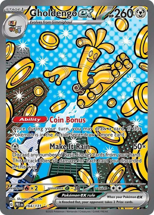 Gholdengo ex (164/131) [Scarlet & Violet: Prismatic Evolutions] 