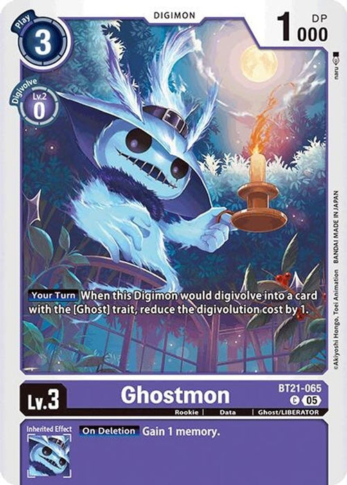 Ghostmon (#BT21-065 C) (World Convergence) Near Mint 