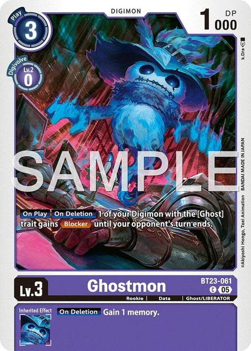 Ghostmon (#BT23-061 C) (Hackers' Slumber) Near Mint 