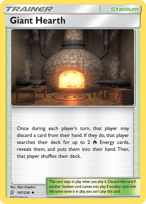 Giant Hearth (197/236) [Sun & Moon: Unified Minds] 