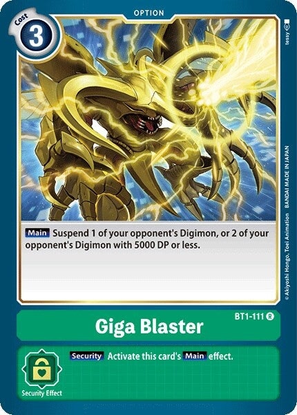 Giga Blaster (BT1-111 R) 
