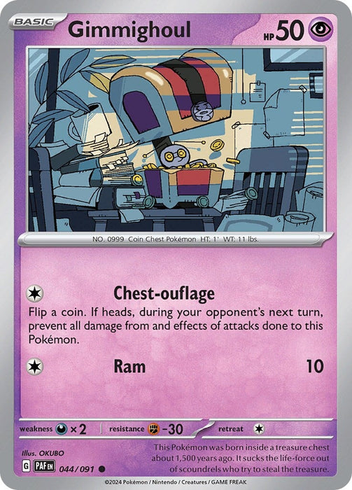 Gimmighoul (044/091) [Scarlet & Violet: Paldean Fates] 