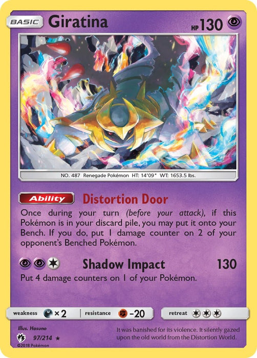 Giratina (97/214) (Theme Deck Exclusive) [Sun & Moon: Lost Thunder] 