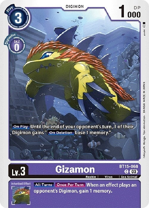 Gizamon (BT15-068 C) 