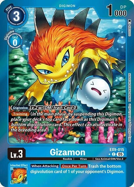 Gizamon (Limited Foil) (EX9-015 C) 