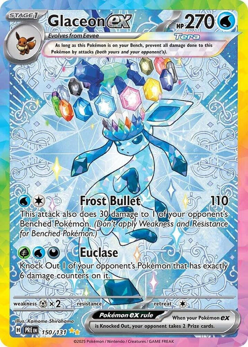 Glaceon ex (150/131) [Scarlet & Violet: Prismatic Evolutions] 