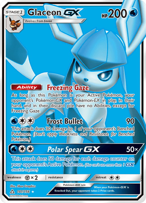 Glaceon GX (Full Art) [SM - Ultra Prism] 