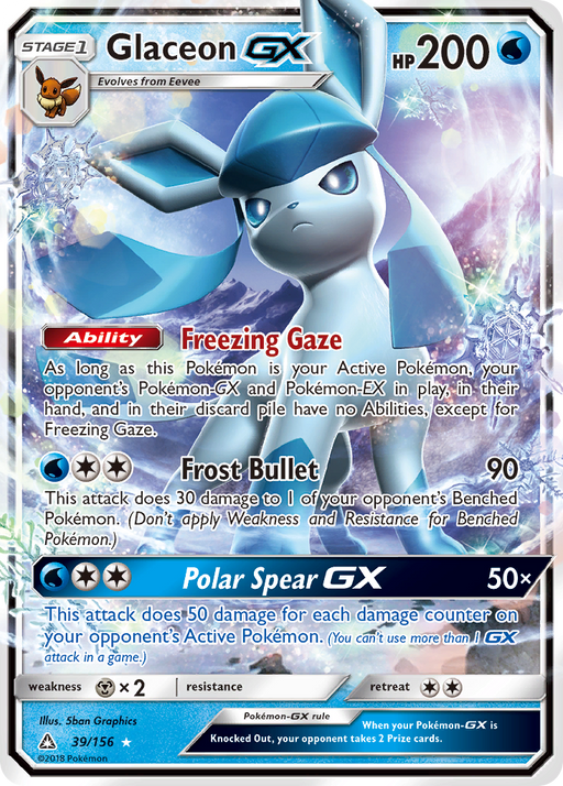 Glaceon GX [SM - Ultra Prism] 