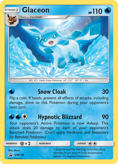 Glaceon (SM238) [Sun & Moon: Black Star Promos] 