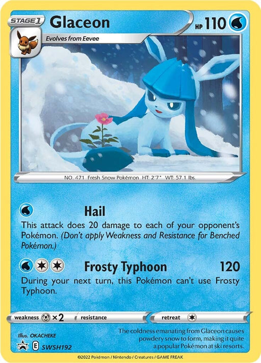 Glaceon (SWSH192) [Sword & Shield: Black Star Promos] 