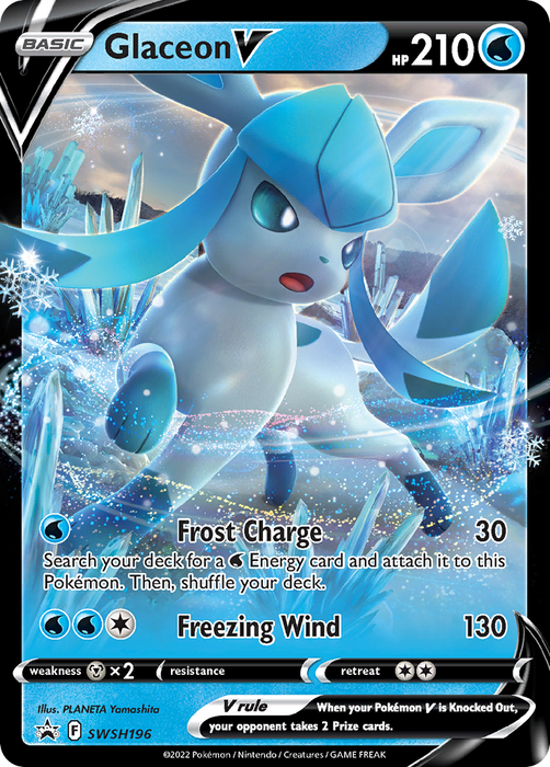 Glaceon V (SWSH196) [Sword & Shield: Black Star Promos] 