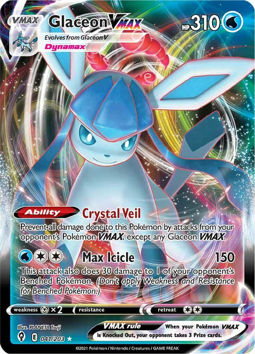 Glaceon VMAX (041/203) [Sword & Shield: Evolving Skies] 