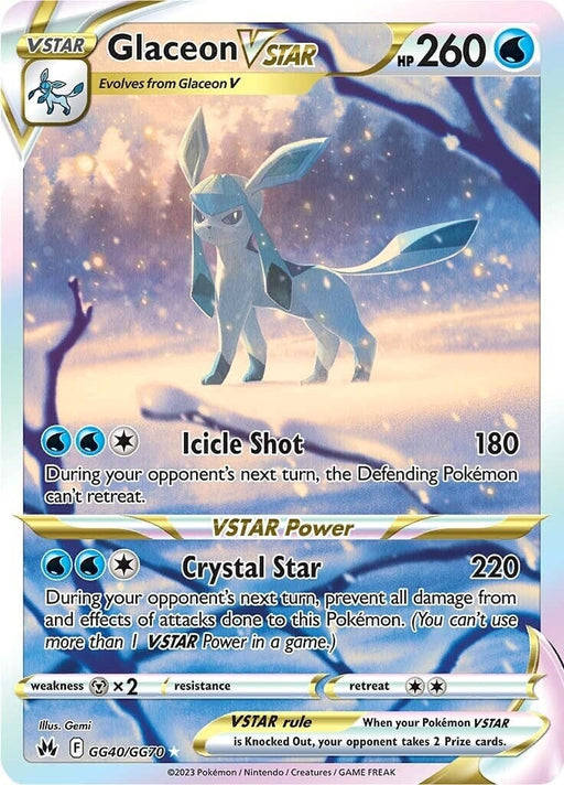 Glaceon VSTAR (GG40/GG70) [Crown Zenith] 